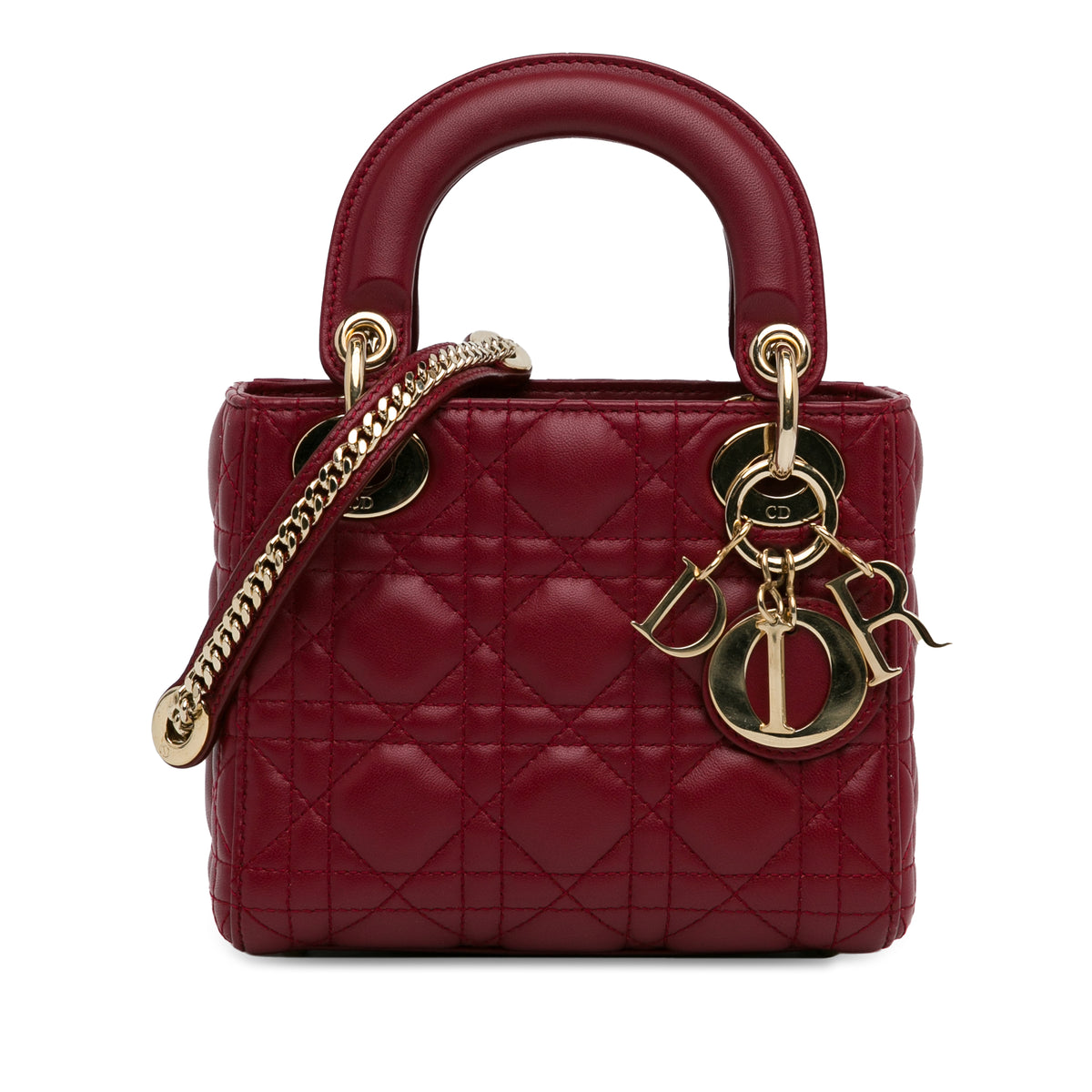 Mini Lambskin Cannage Lady Dior_0