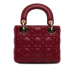 Mini Lambskin Cannage Lady Dior_2