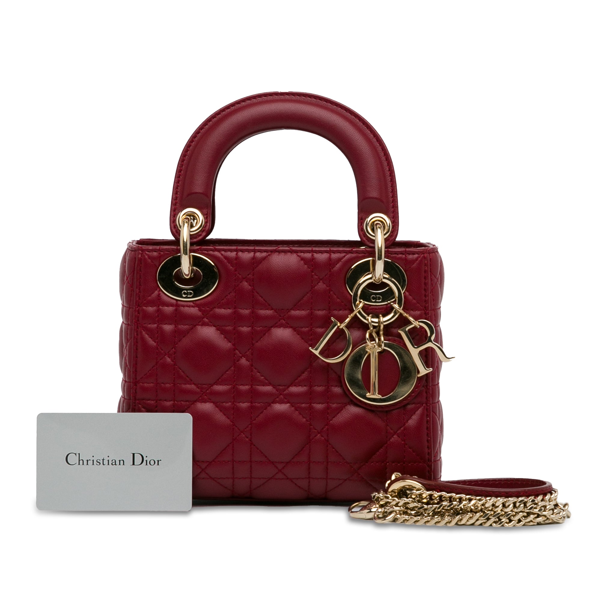 Mini Lambskin Cannage Lady Dior_8