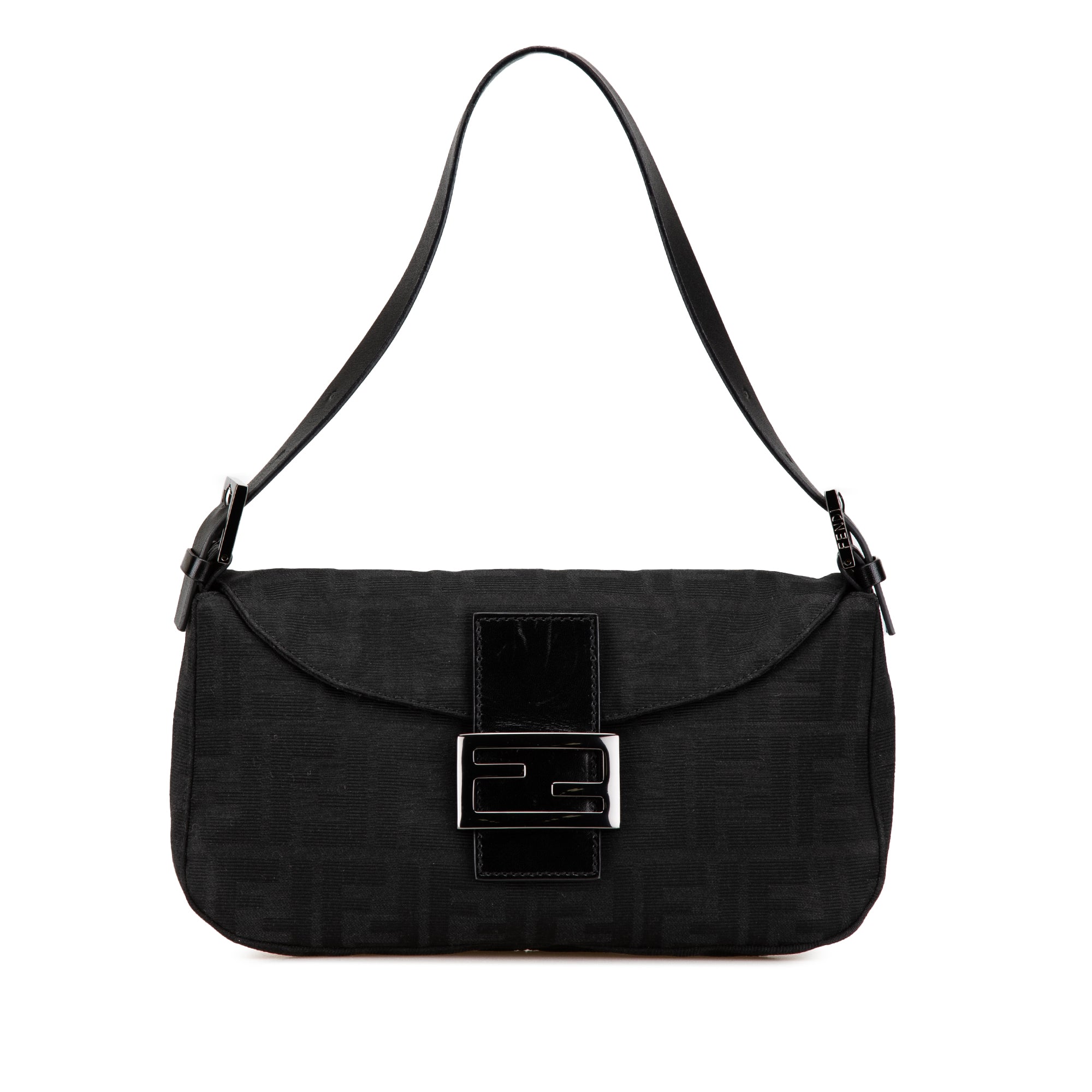 Zucca Canvas Double Flap Shoulder Bag