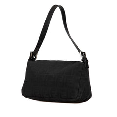 Zucca Canvas Double Flap Shoulder Bag