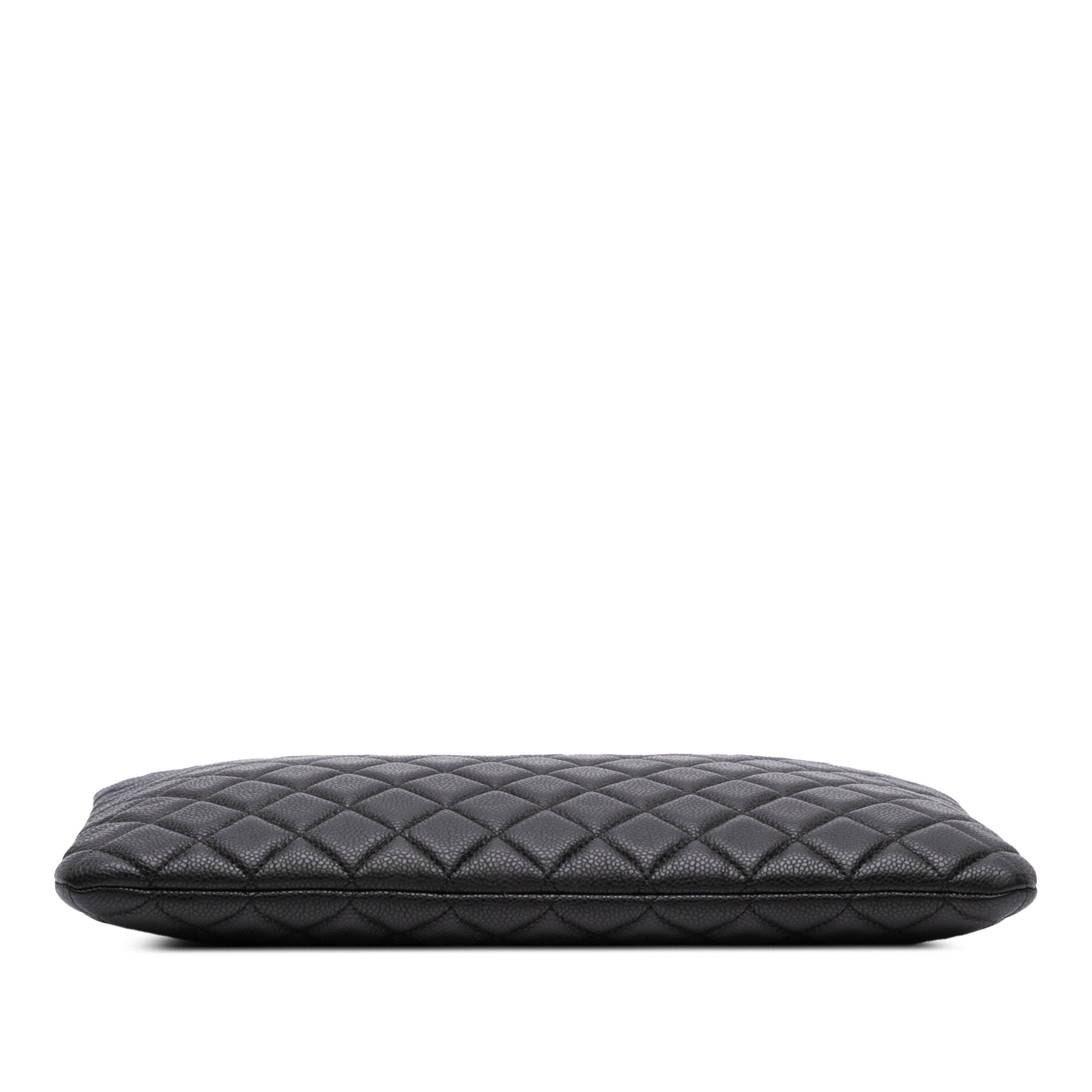 Large Quilted Caviar O Case Clutch