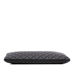 Large Quilted Caviar O Case Clutch