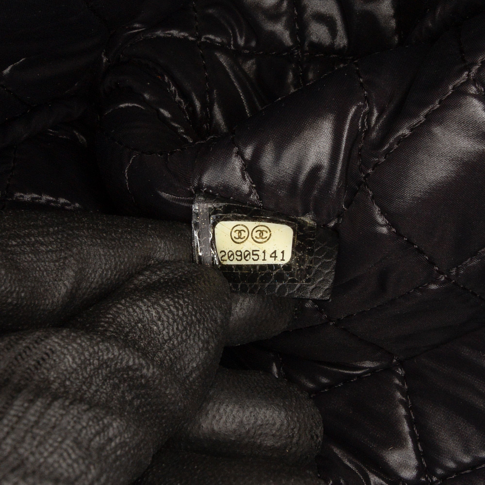 Large Quilted Caviar O Case Clutch