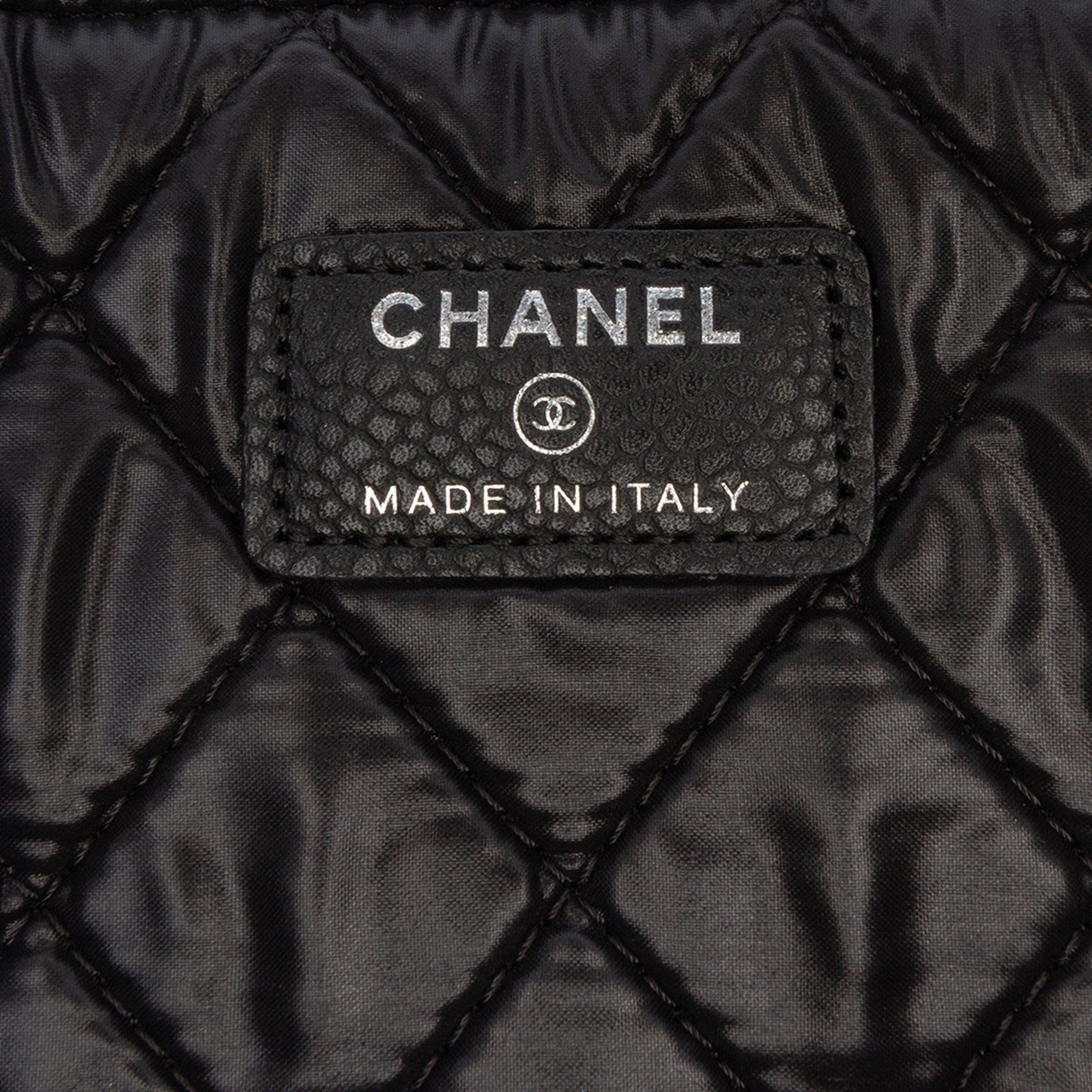 Large Quilted Caviar O Case Clutch