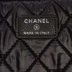 Large Quilted Caviar O Case Clutch
