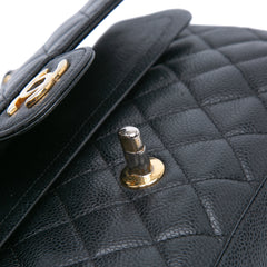 Medium Classic Caviar Double Flap