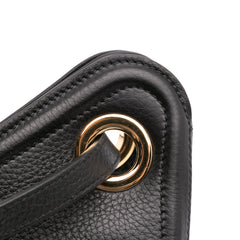 Leather Vlogo Gate Shoulder Bag