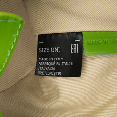 Micro Leather and Raffia Cotton Emroidered Tropicalia Bag