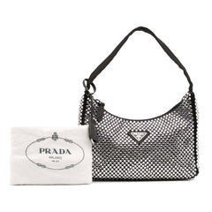 Mini Satin Crystal Re Edition 2000 Shoulder Bag