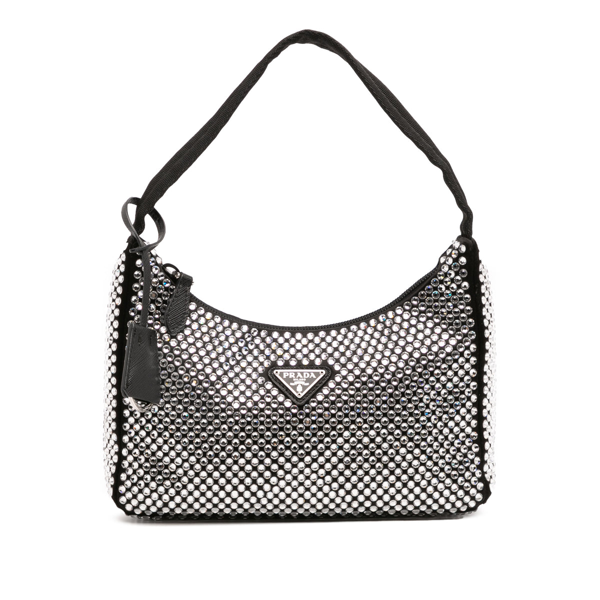 Mini Satin Crystal Re Edition 2000 Shoulder Bag