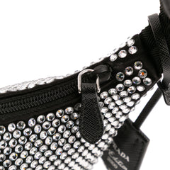 Mini Satin Crystal Re Edition 2000 Shoulder Bag