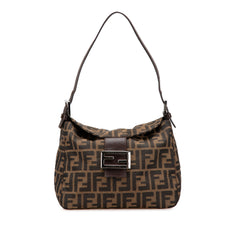 Zucca Canvas Double Flap Shoulder Bag