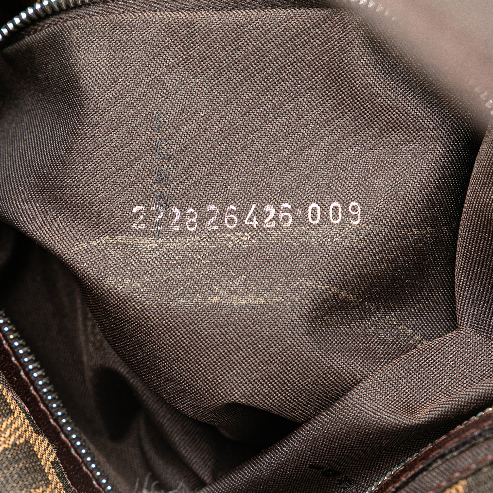 Zucca Canvas Double Flap Shoulder Bag