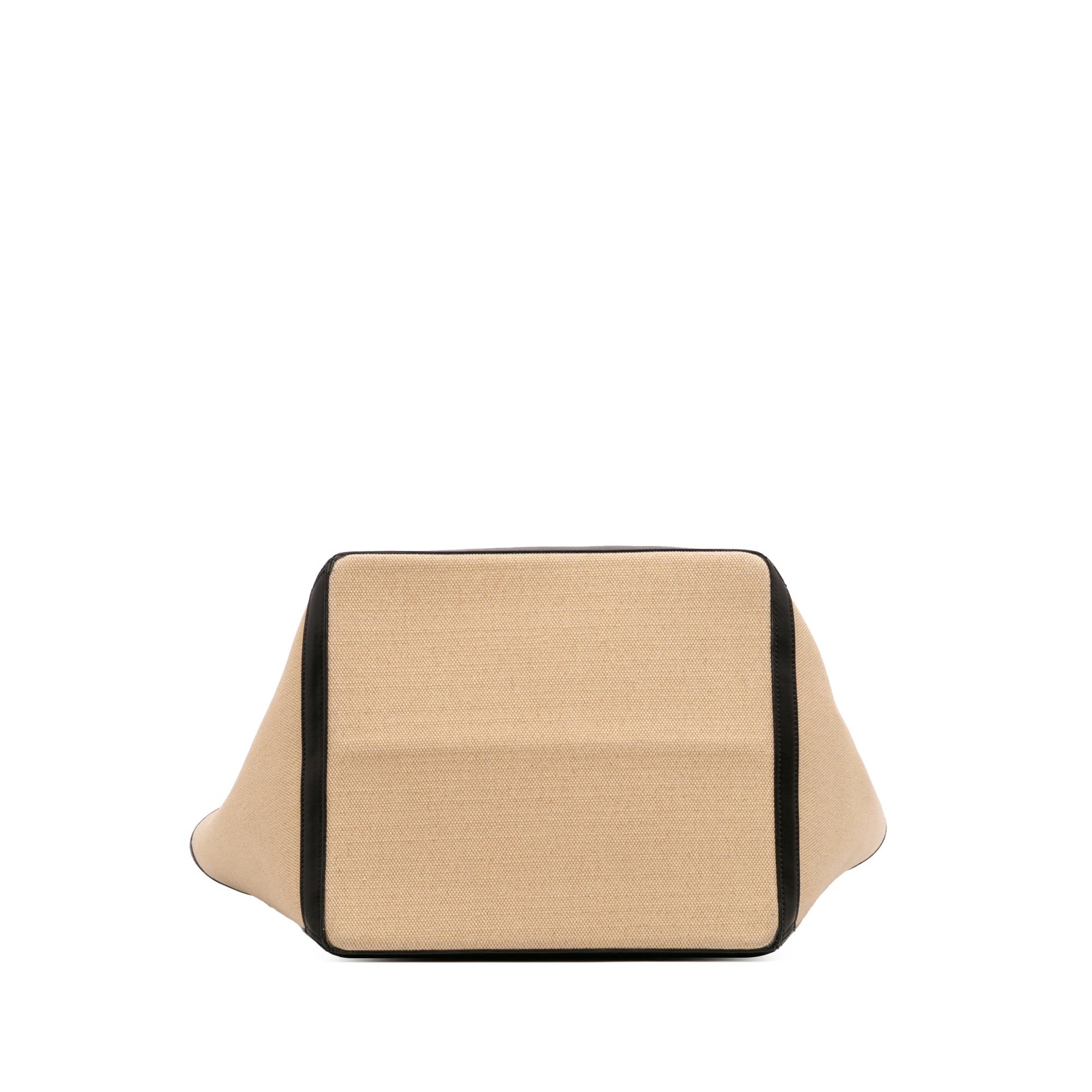 Large Canvas Vertical Square Cabas Tote