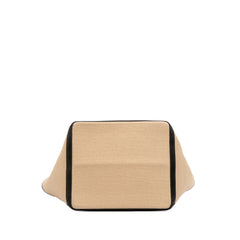 Large Canvas Vertical Square Cabas Tote