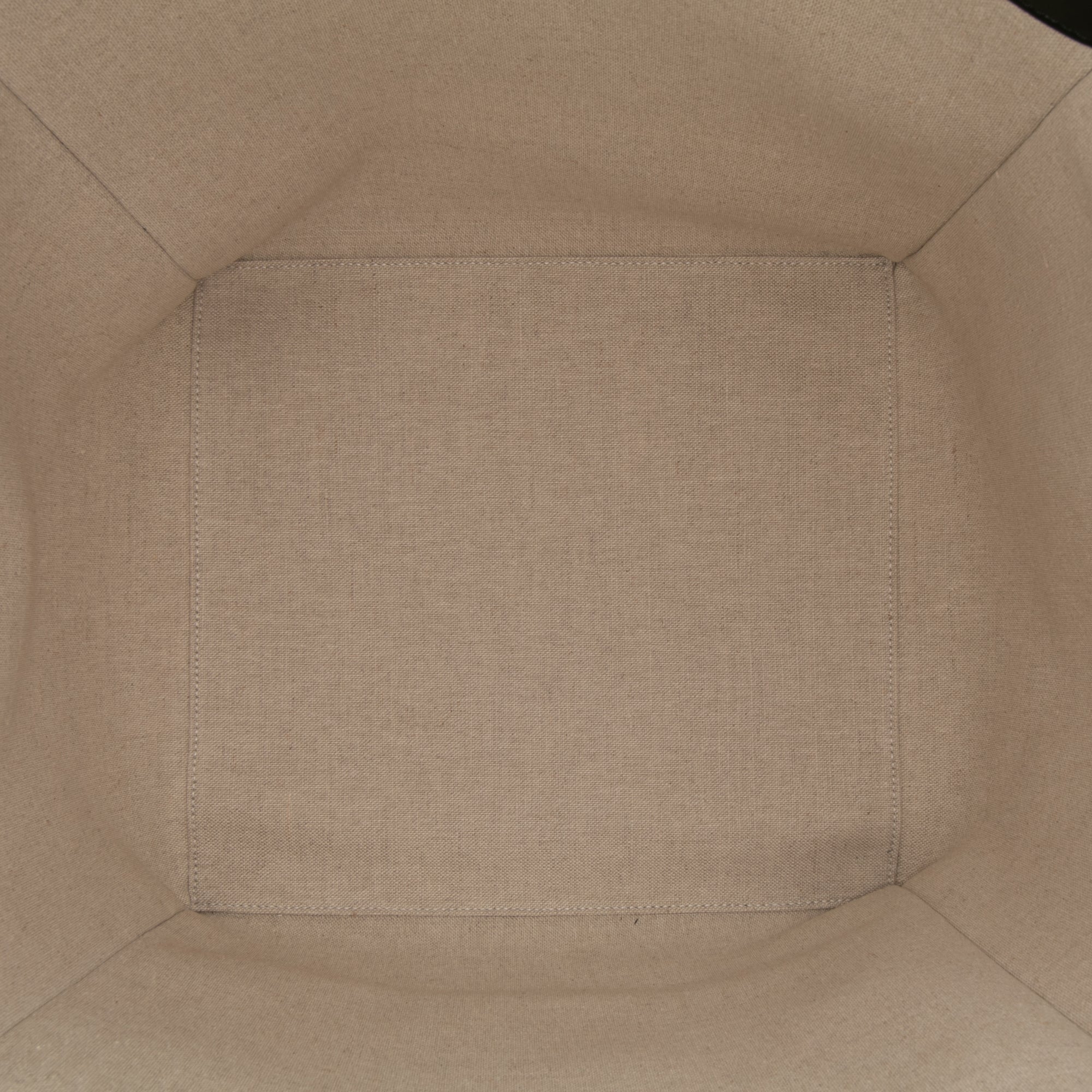 Large Canvas Vertical Square Cabas Tote