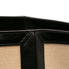 Large Canvas Vertical Square Cabas Tote