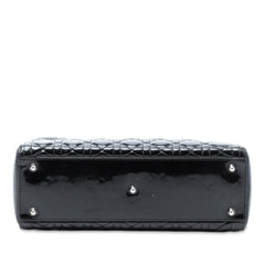 Large Patent Cannage Lady Dior