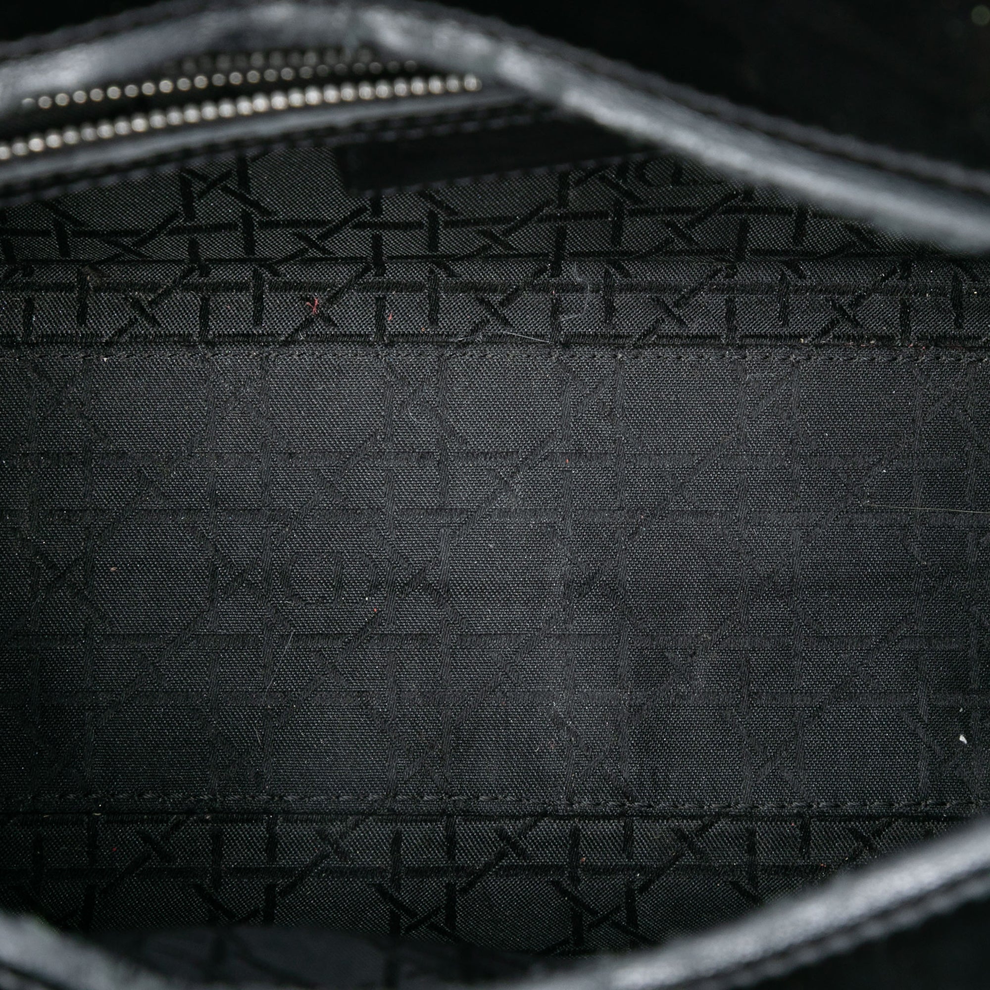 Large Patent Cannage Lady Dior