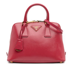 Small Saffiano Vernice Promenade Satchel