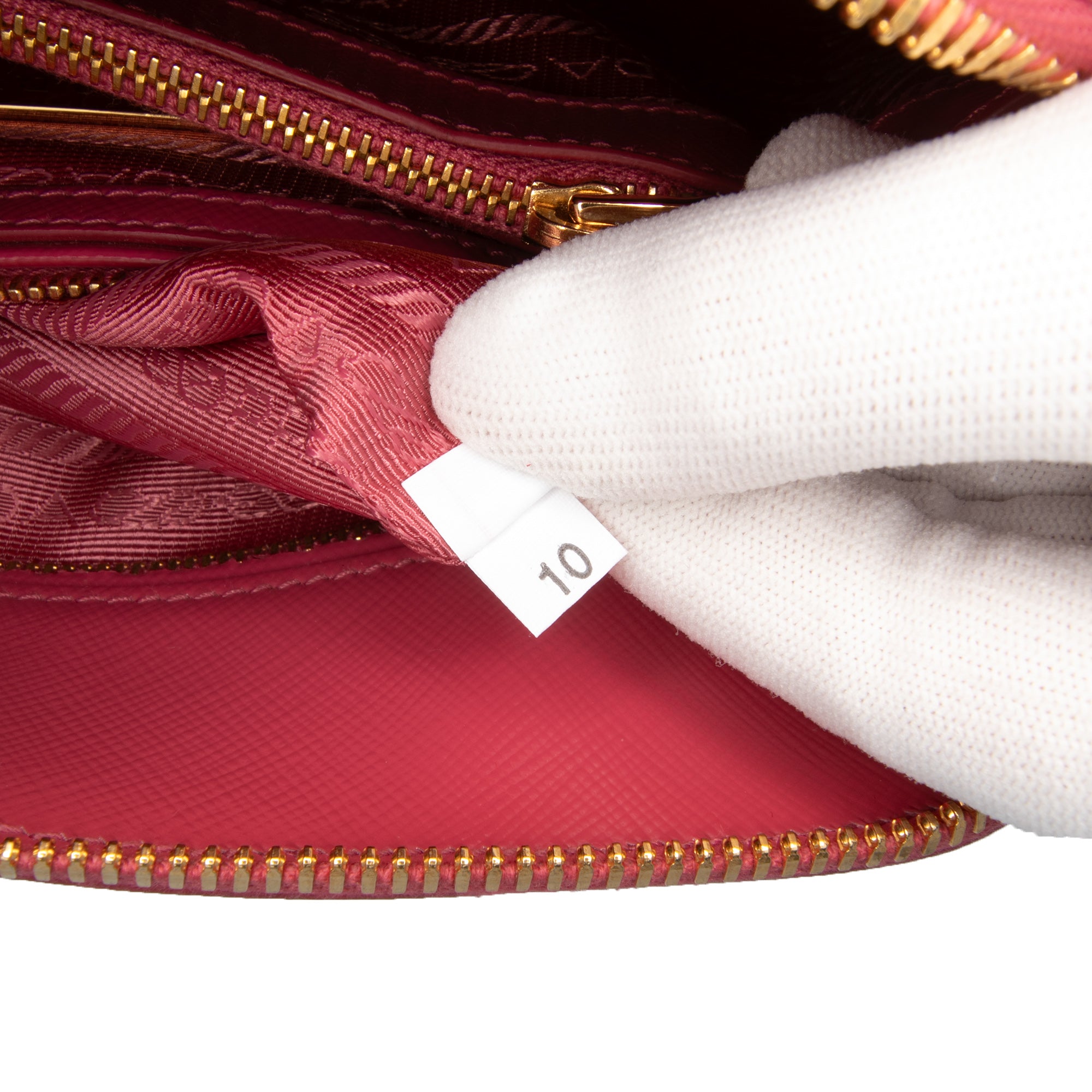 Small Saffiano Vernice Promenade Satchel