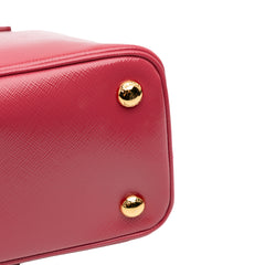 Small Saffiano Vernice Promenade Satchel