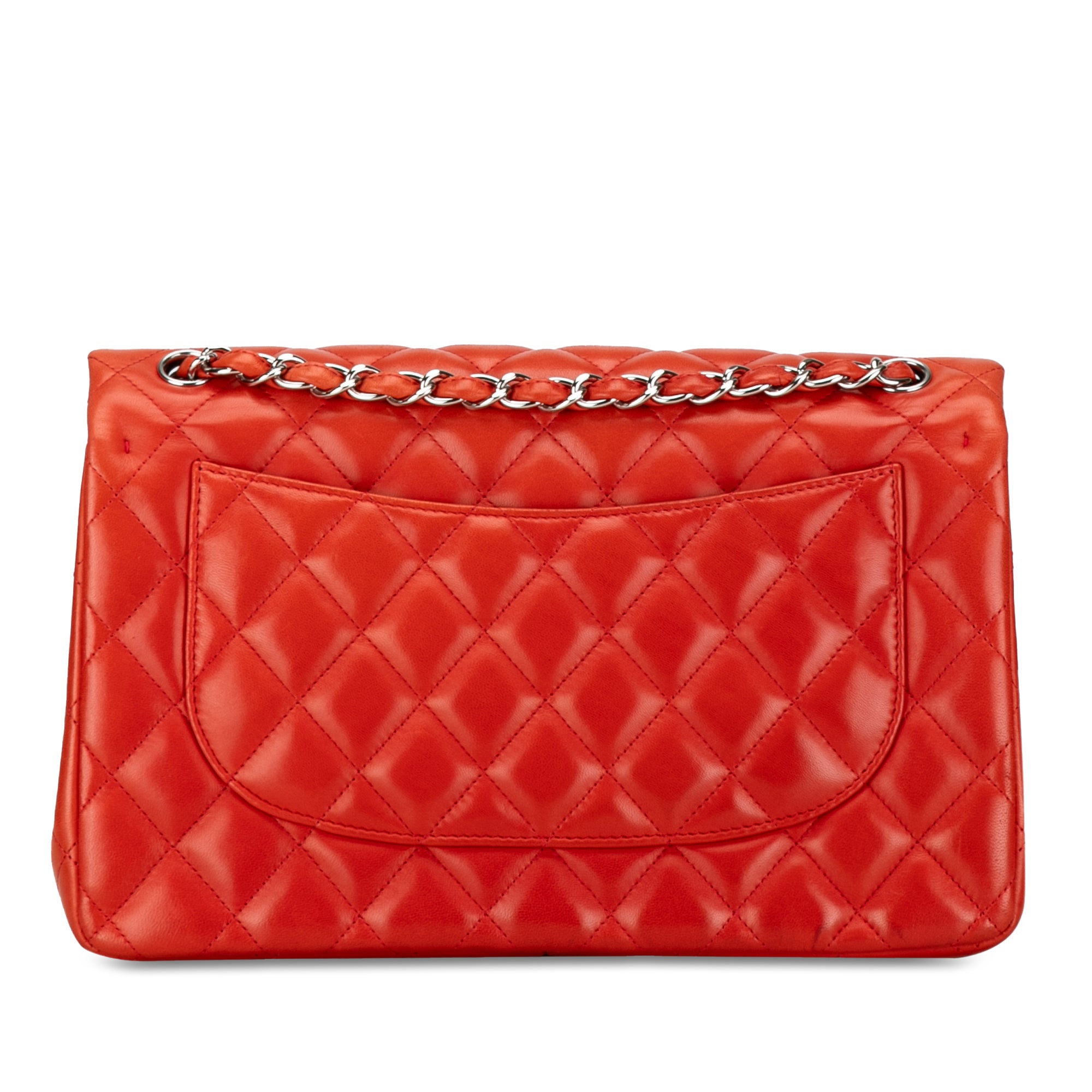 Jumbo Classic Lambskin Double Flap