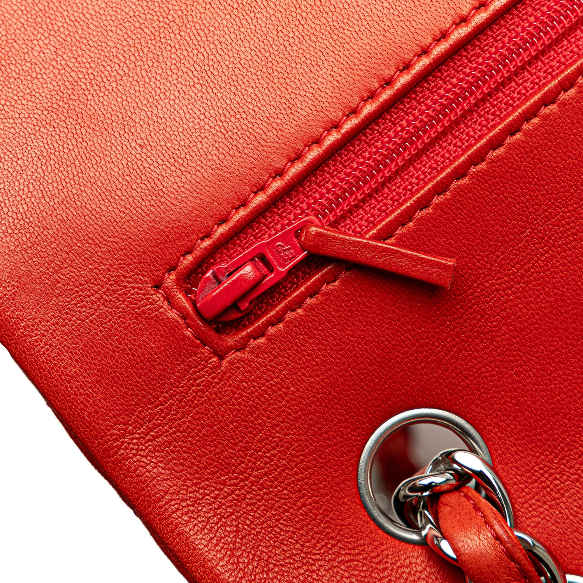 Jumbo Classic Lambskin Double Flap