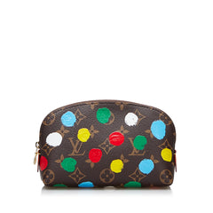 x YK Infinity Dots Monogram Cosmetic Pouch_0