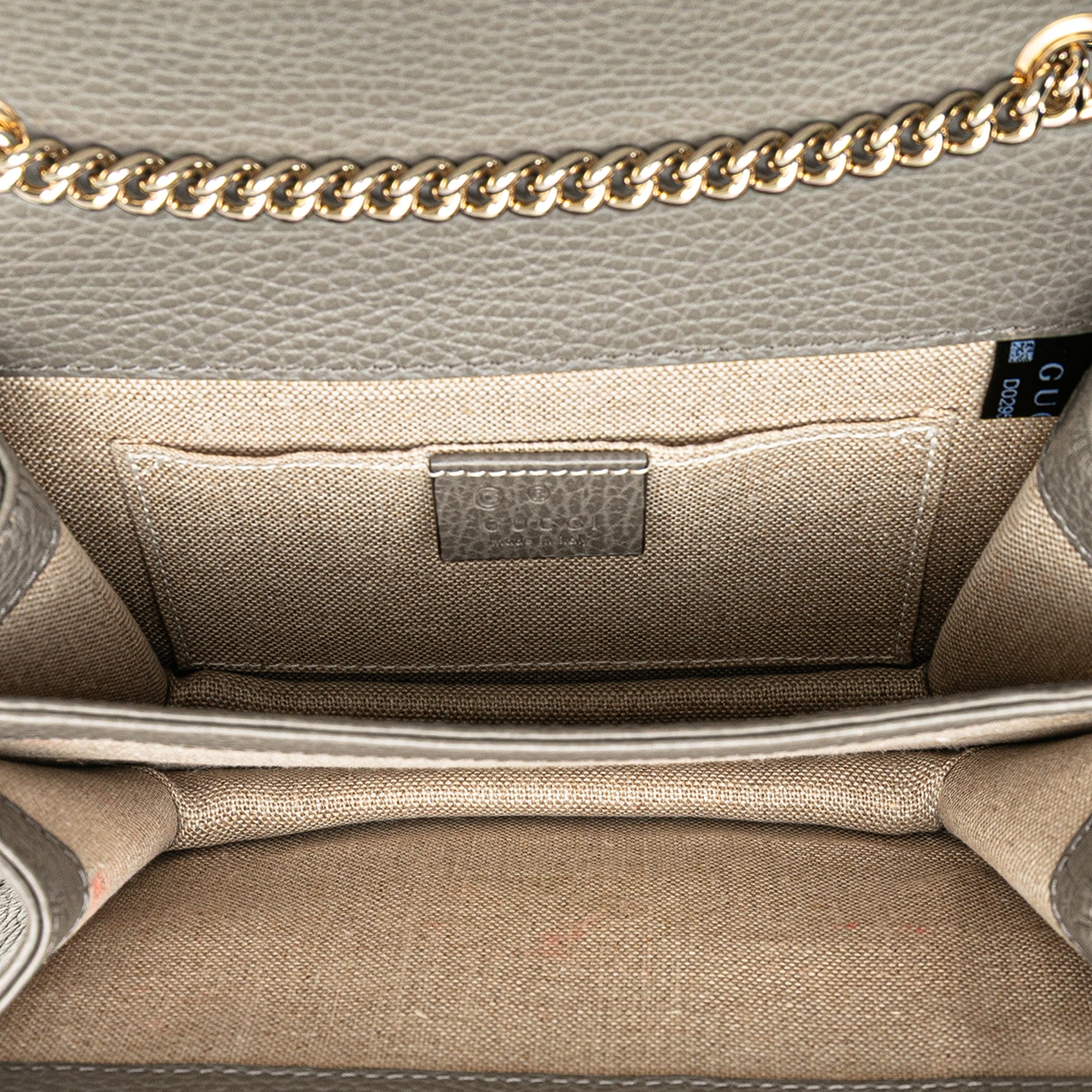 Small Dollar Calfskin Interlocking G Crossbody