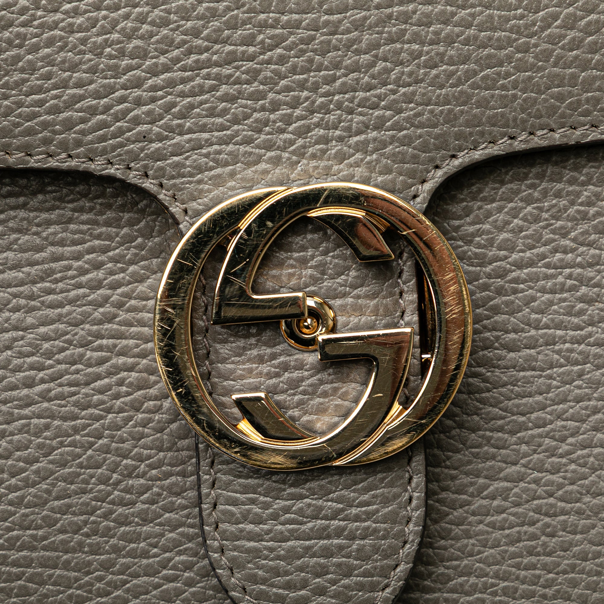 Small Dollar Calfskin Interlocking G Crossbody