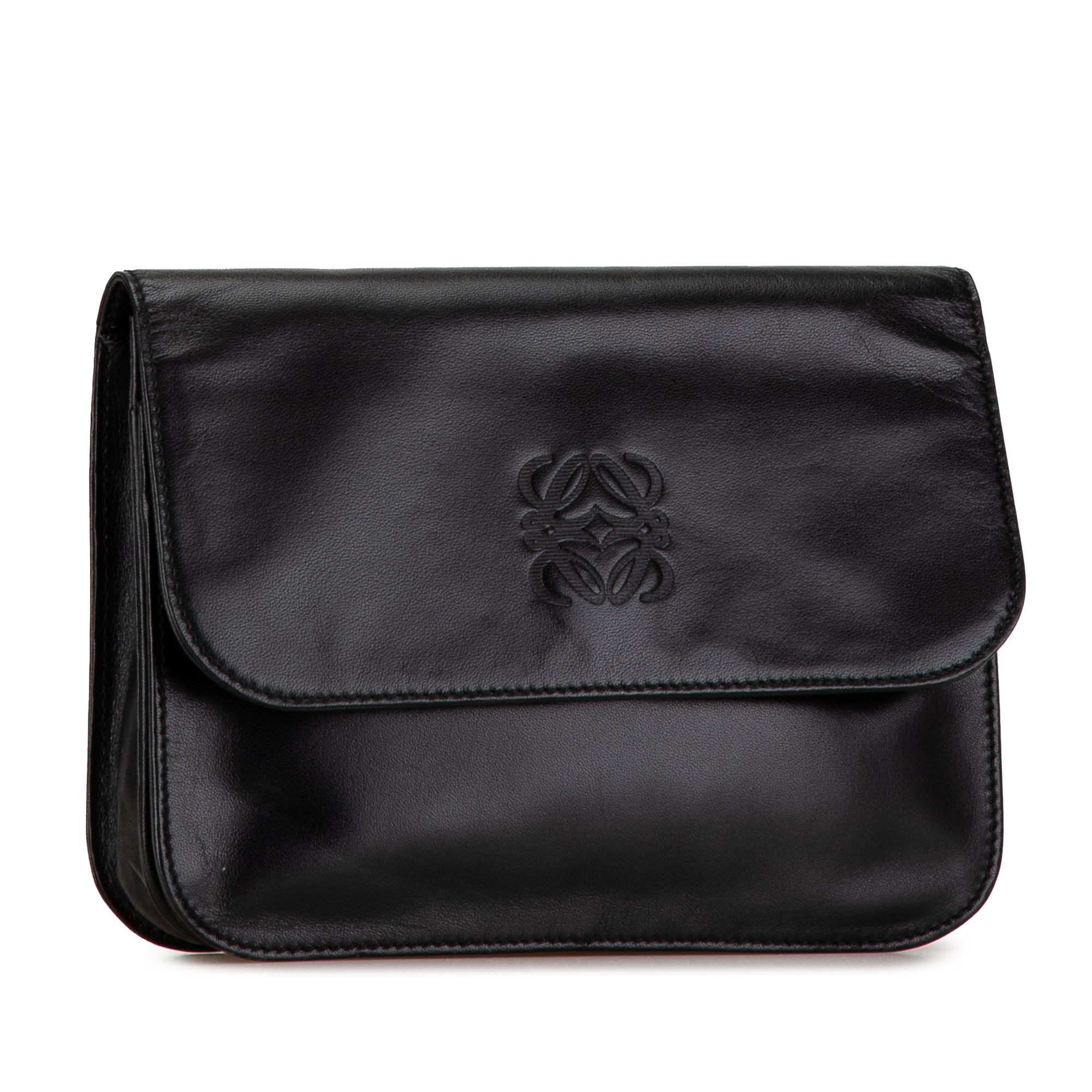 Anagram Leather Pouch