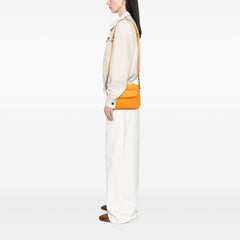 Nappa Intrecciato Front Pocket Messenger Bag
