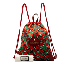 Printed Neo Vintage Drawstring Backpack_9