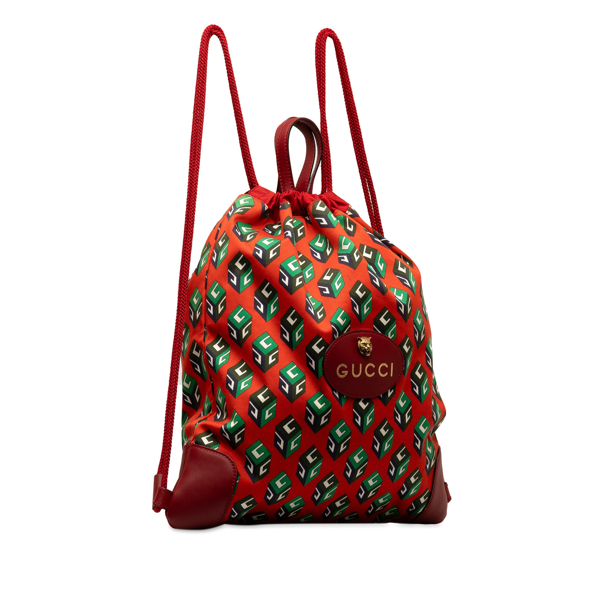 Printed Neo Vintage Drawstring Backpack_1