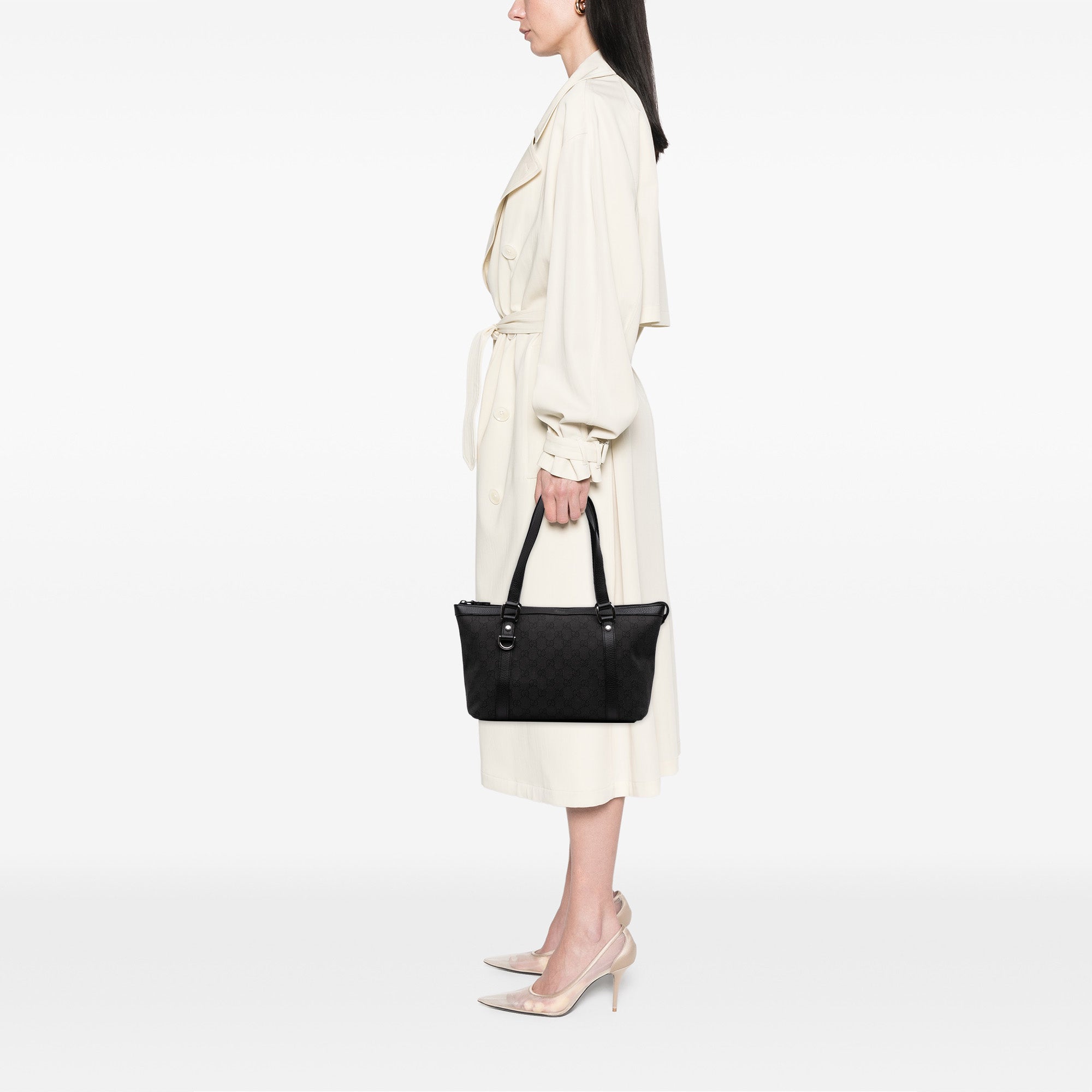 GG Denim Abbey D Ring Tote