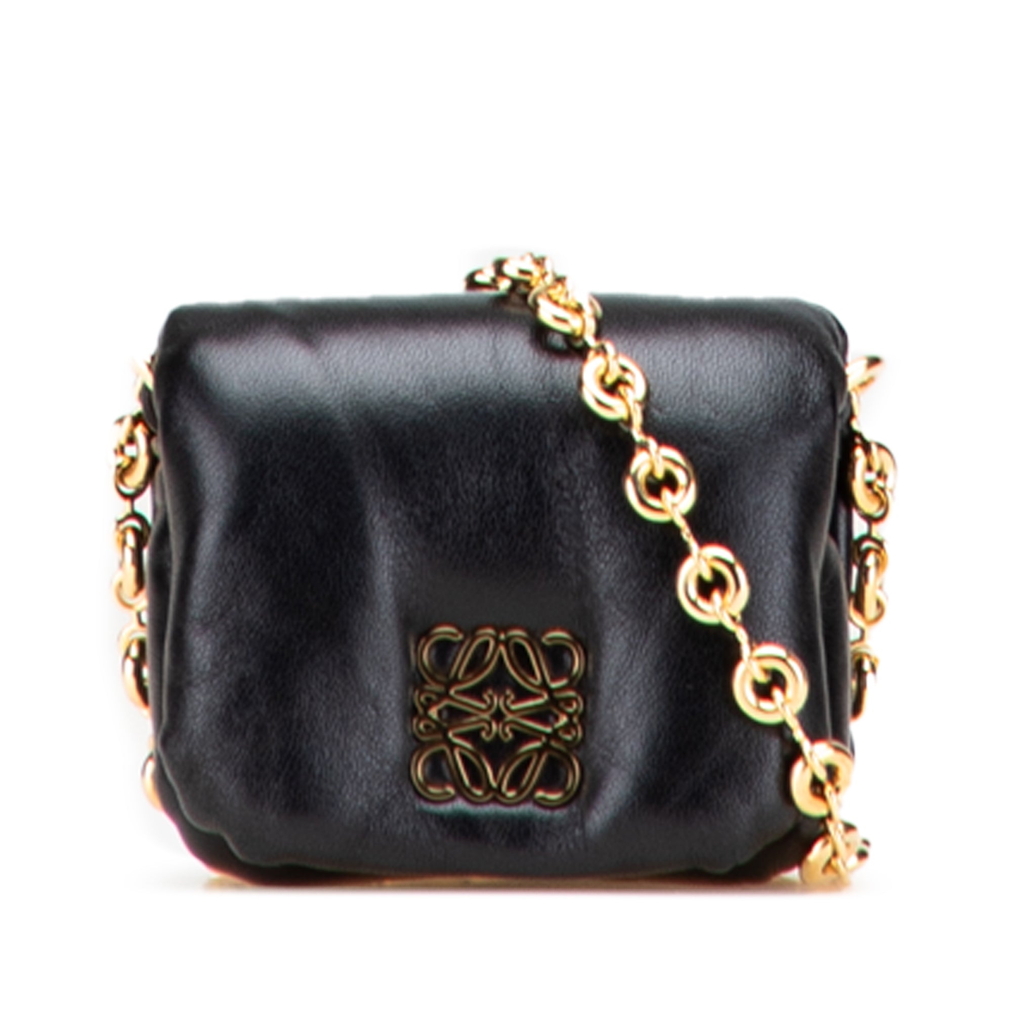 Shiny Lambskin Goya Puffer Case
