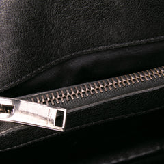 Large Quilted Diamond Calfskin Monogram College Satchel