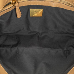 Small Zucca Shearling Baguette Satchel