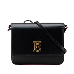 Mini Leather TB Monogram Flat Crossbody