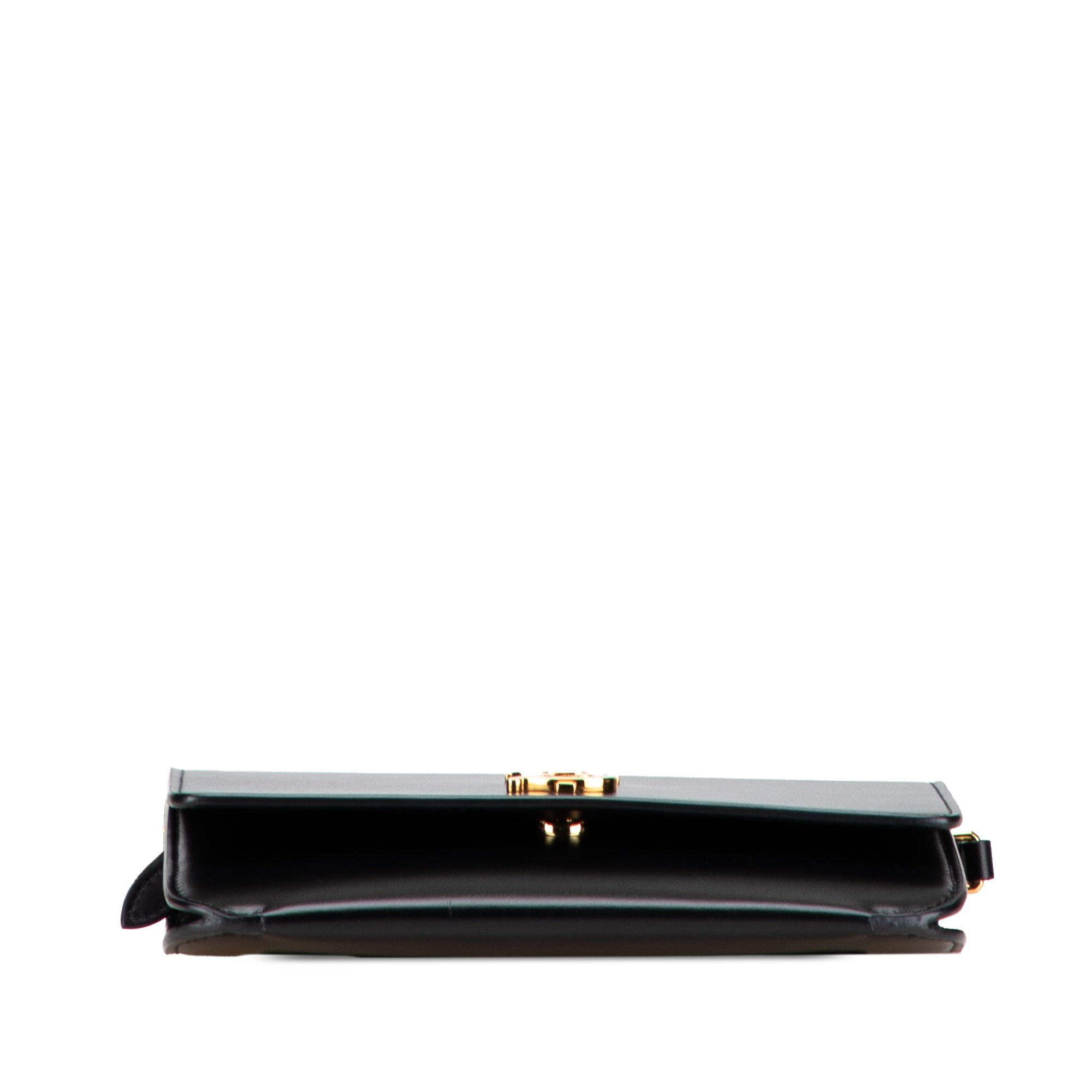 Mini Leather TB Monogram Flat Crossbody