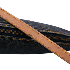 Mini Denim Saddle Pochette