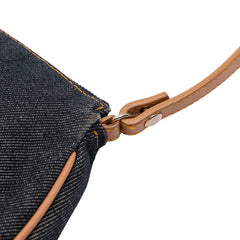 Mini Denim Saddle Pochette