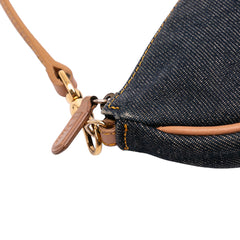 Mini Denim Saddle Pochette