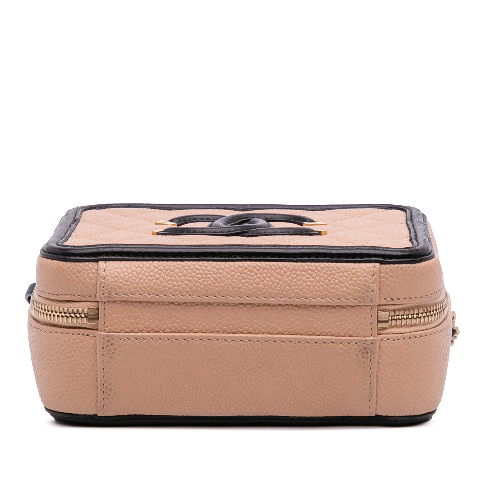 Small Caviar CC Filigree Vanity Case