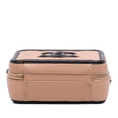 Small Caviar CC Filigree Vanity Case