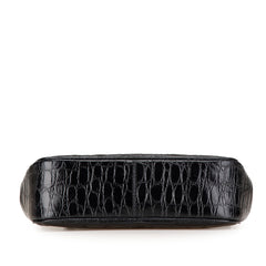 Croc Embossed Vara Handbag