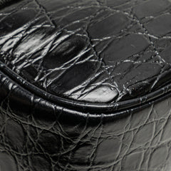 Croc Embossed Vara Handbag