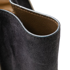 Mini Tricolor Calfskin and Suede Luggage Tote